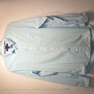 Tommy Hilfiger Sky Blue Casual Button Down Shirt (Medium)